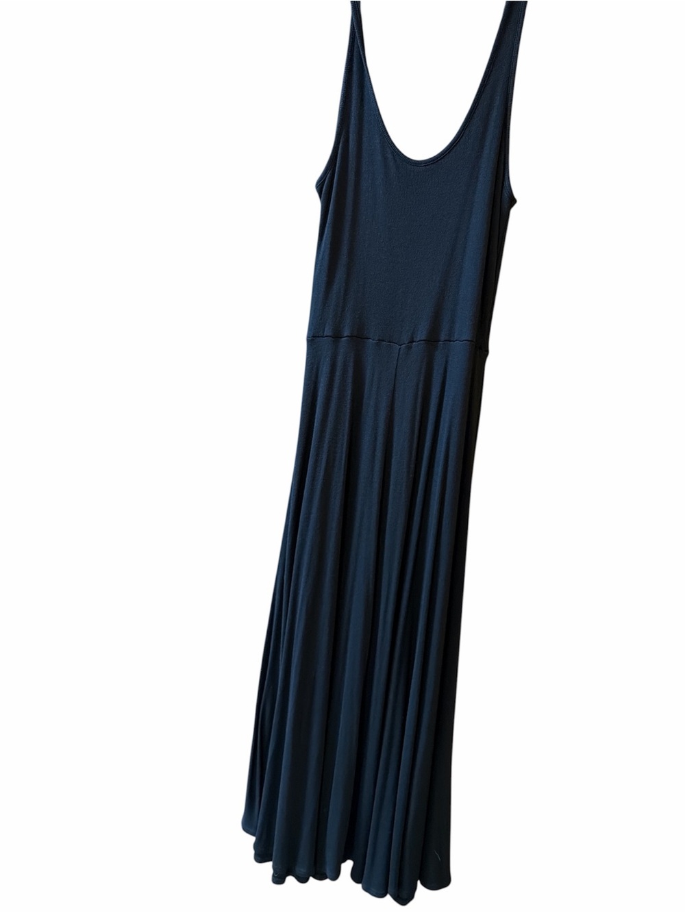 Women's black Scoop Neck Maxi Dress medium, soft and comfortable sleeveless